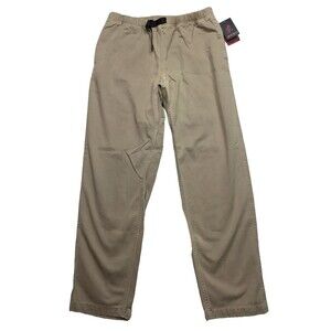 NWT GRAMICCI Vintage G Jogger Pant Men L (32x32) Khaki Tan Drawstring Hike Climb